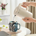 V6 Engines Stainless Steel Cup Coffee Mug Car Engine Coffee Cup with Insulated Handle for Car Lovers Gift. 