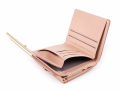 Women Wallet Trifold Fashion Purse Card Holder Organizer Ladies Small Wallet with 7 Card Slots Change Pouch Apricot.