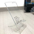 Transparent Cell Phone Holder Acrylic Display Stand Clear Phone Rack Stand Mystic.