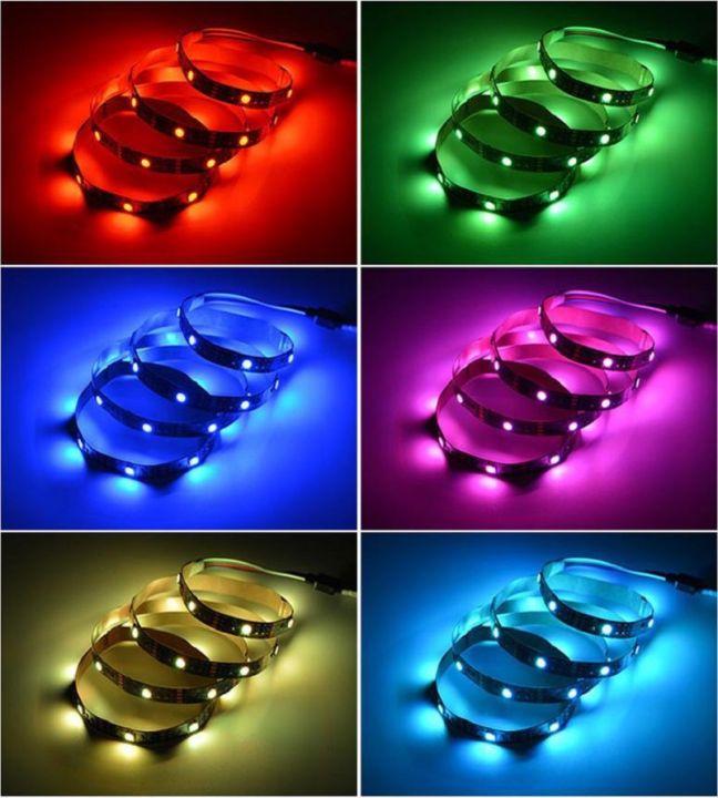 USB%205V%20LED%20Strip%20Lights%20RGB%20Music%20Sync%20Flexible%20Tape%20IR%20Remote%20Control%20Ribbon%20For%20Holiday%20Room%20TV%20PC%20Monitor%20Backlight%20Decor%20-%20Image%203