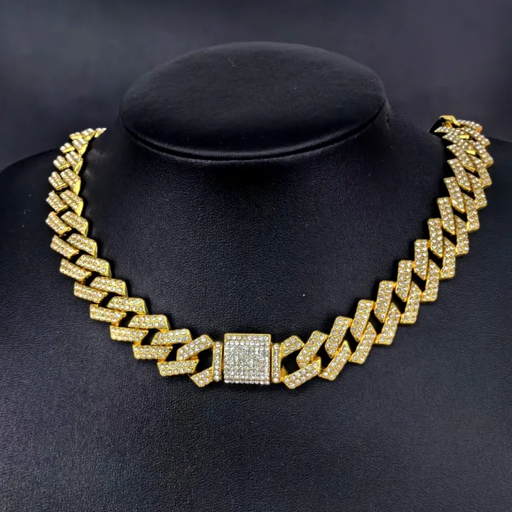 Cuban%20Chain,Hip%20Hop%20Iced%20Out%20Bling%20Alloy%20Gold%20Silver%20Color%20Hip%20hop%20Necklace%20For%20Men%20With%20Chains%20-%20Image%202
