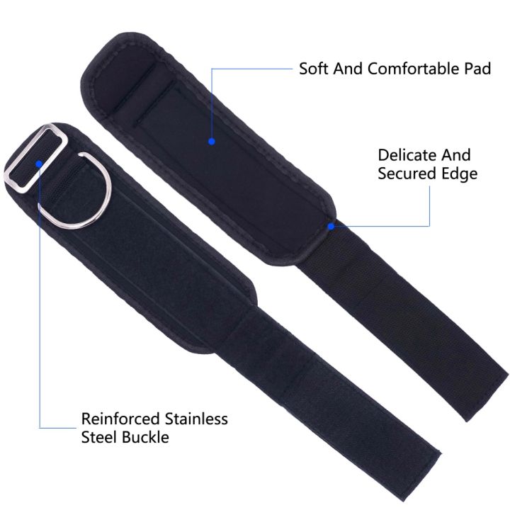 2Pcs%20Home%20Gym%20Fitness%20Adjustable%20Ankle%20Strap%20D-ring%20Attachment%20for%20Cable%20Machine%20Fitness%20Equipment%20Accessories%20-%20Image%205
