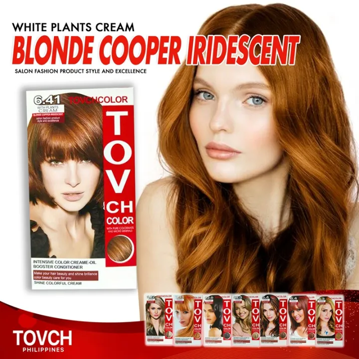 Tov%20Ch%20Hair%20Color%20Cream%2080ml*2%20Blonde%20Cooper%20Iridescent%206.41%20-%20Image%202