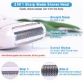 USB Rechargeable Women Painless Electric Epilator Beard Hair Removal Women's Shaving Machines Portable Female Hair Trimmer LCD. 