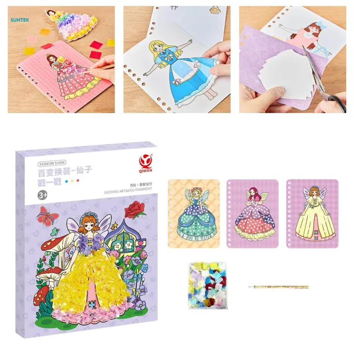 Colorful%20Watercolor%20Painting%20Book,%20Princess%20Theme%20Reusable%20Sticker%20Book,%20Removable%20Travel%20Sticker%20Book%20for%20Kids%20Birthday%20Party%20Supplies%20Awards%20-%20Image%208