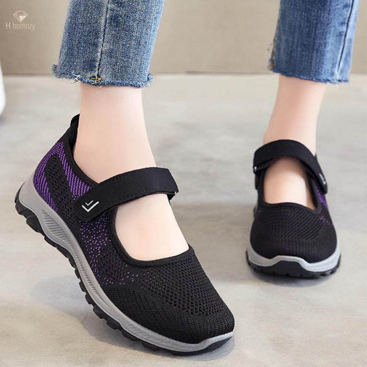 Women%20Mesh%20Sneakers,%20Sports%20Shoes,%20Lightweight%20Flats%20Walking%20Shoe,%20Breathable%20Sneakers,%20for%20Driving,%20Outdoor,%20Short%20Trips%20,%2041%20Black%20-%20Image%203