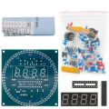 DIY Rotating Digital LED Display Module Alarm Electronic Digital Clock Kit 51 SCM Learning Board 5V DS1302.