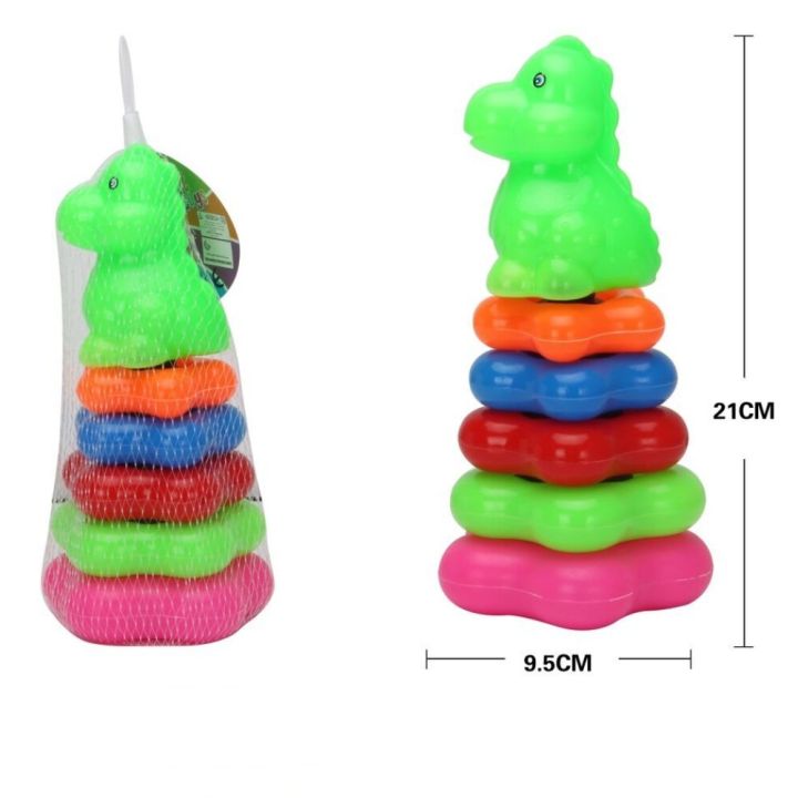 Rainbow%20Tower%20Baby%20Toys%20And%20Toddlers%20Early%20Montessori%20Puzzle%20Game%20Stacking%20Circle%20Dinosaur%20Pyramid%20Color%20Cognition%20Kid%20Gifts%20-%20Image%204