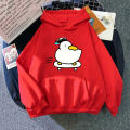 Anime Hololive Skater Shuba Duck Hoodies Cute Cartoon Streetwear Funny Women Spring/Autumn Sweatshirt Kawaii Hoodie Sudaderas. 