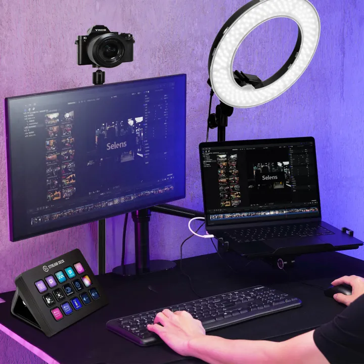 Selens%20Monitor%20and%20Laptop%20Stand%20with%20Dual%20Boom%20Arms%20Desk%20Mount%20Fits%20Photography%20Studio,%20Stream%20Studio%20Home%20Office%20-%20Image%203