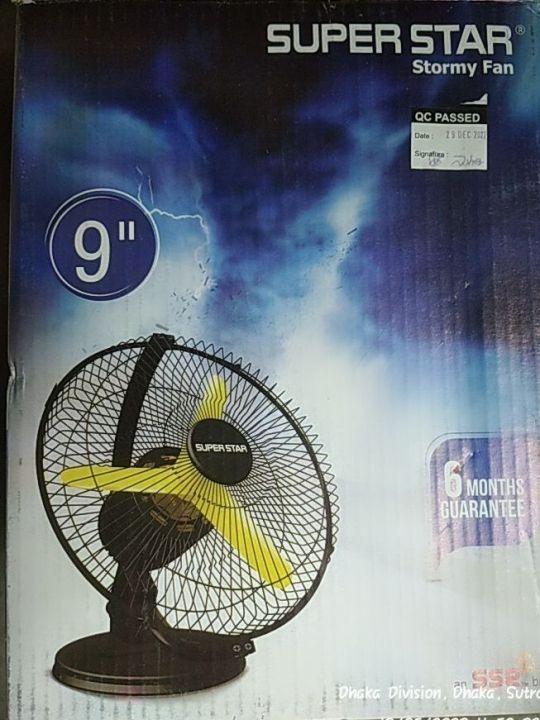 Hi-Speed Fan 9" Mini Fan /Long Lasting Fan/ Best fan For Summer Season