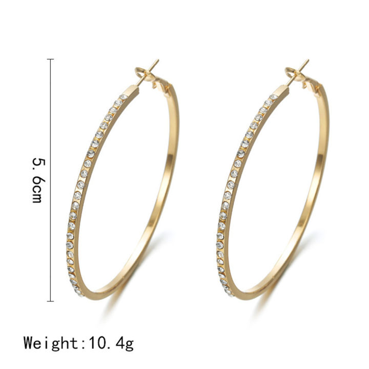 Earring%20for%20Women%20Earring%20for%20Women%20Hypoallergenic%20Jewelry%20for%20Sensitive%20Ears%20Large%20Big%20Hoop%20Earrings%2056MM%20-%20Image%205
