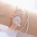 3pcs Watches Set Fashion Rhinestone Watch Women Luxury Crystal Rose Gold Quartz Watch Ladies Wristwatch Female Clock.