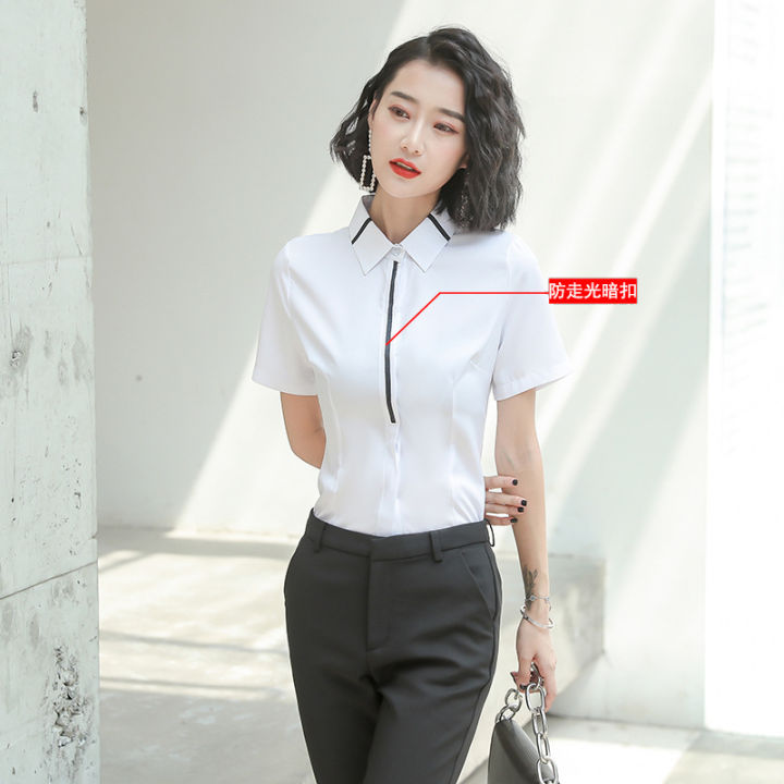 Business%20Shirt%20Female%20Student%20Korean%20Style%20Loose%202024%20Spring%20and%20Autumn%20New%20Slim%20Bottoming%20White%20Shirt%20Formal%20Suit%20Work%20Clothes%20-%20Image%206