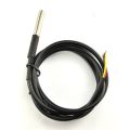 Waterproof 3 Wire With DS18B20 18B20 Stainless Steel Probe NTC With 1M Cables Wire Digital Temperature Temp Sensor Waterproof Temperature Sensor Probe For Arduino. 