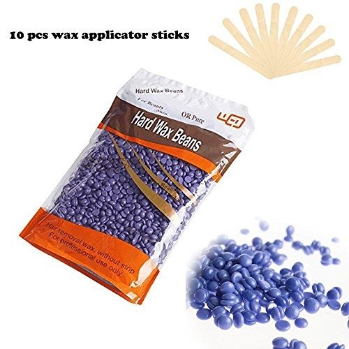 Hard Wax Beans 100g 10pcs Wooden Waxing Applicator Sticks Daraz bd hard-wax-beans-100g-10pcs-wooden-waxing-applicator-sticks-daraz-bd