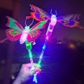 Handheld Magical Stick Princess LED Lantern Wand Stage Props Outdoor Summer Play Light Up Toy Glow At Dark Girls Princess Favor.