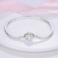 Bracelet Silver 925 Original 17-20CM Star Moon Sun Four Leaf Clover Green Zircon Bracelets Fit DIY Charms Birthday Jewelry Gifts.