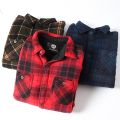 Men Long Sleeve Sherpa Lined Shirt Jacket Fleece Plaid Flannel Shirts Casual Autumn Winter Thick Warm Thermal Shirt USA Size.