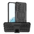 For Samsung Galaxy S23+ 5G Tire Texture TPU + PC Phone Case with Holder.