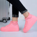 Shoes Cover Rain Shoes Cover Wear-resistant Non-slip Waterproof Shoes Cover for Adult Children Latex Shoe Cover.