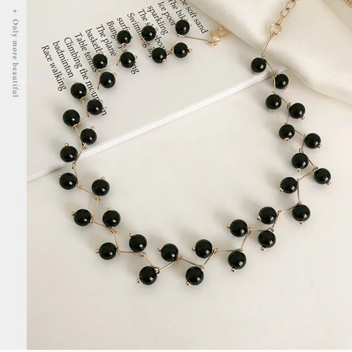 Trendy%20Fashionable%20Pearl%20Choker%20Necklace%20for%20Girls%20Simple%20Stylish-%20Rhinestone%20Charm%20Chain%20Necklaces%20for%20Women%20Party%20Accessory%20New%20Collection%20-%20Image%207