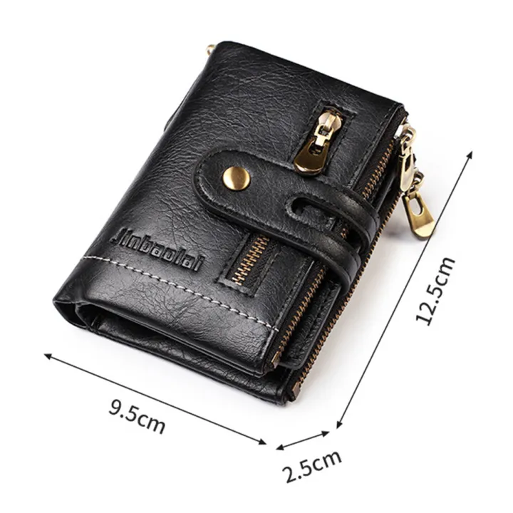 New%20Men%20Wallets%20PU%20Leather%20Short%20Card%20Holder%20Chain%20Luxury%20Brand%20Men's%20Purse%20High%20Quality%20Classic%20Retro%20Male%20Wallet%20-%20Image%202