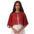 Women Elegant Shawl Cardigan Chiffon Bolero Wedding Wrap Woman's Shrugs Evening Cape Wraps Party Dress Cover Ups Bridal Shawls.