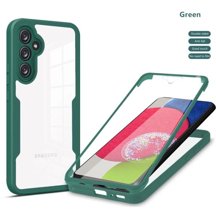 Phone%20case%20Samsung%20Galaxy%20A36%20A56%20A06%20A16%20Transparent%20Protector%20with%20Mobile%20phone%20Film%20Cover%20Double%20Protect%20shield%20Full%20Cover%20Armor%20Cover%20cases%20-%20Image%203