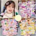 Baby Girl Cute China Color Matching Hair Clip Set/Hair Accessories.