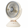 Joy Super JY-2571 Professional 6 Battery Rechargeable Portable Table Fan. 