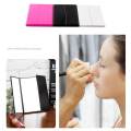 Tri Fold Makeup MirrorAolvo Vanity Illuminated Cosmetic Foldable Travel Compact Pocket Makeup Mirror With 8 LED Lights Baterry Operated. 
