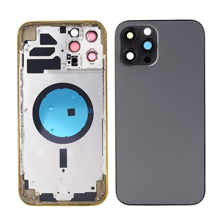 AAA%20New%20High%20Quality%20For%20Iphone%2012%20Pro%20Max%20/%2012%20Mini%20/%2012Pro%20Housing%20Cover%20Battery%20Door%20Rear%20Chassis%20Middl%20Frame%20with%20Back%20Glass%20-%20Image%203