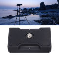 1/4in Screw Quick Release Plate Aluminum Alloy Rubber Camera Tripod Mount Plate for Arca Standard Port Universal for DSLR Camera. 
