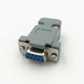 FEMALE DB9 2 Rows 9 Pin Female VGA DB9 Connector With Plastic Cover DB9 RS232 Connector DB9 Female ConnectorFor LCD Monitor Cables.
