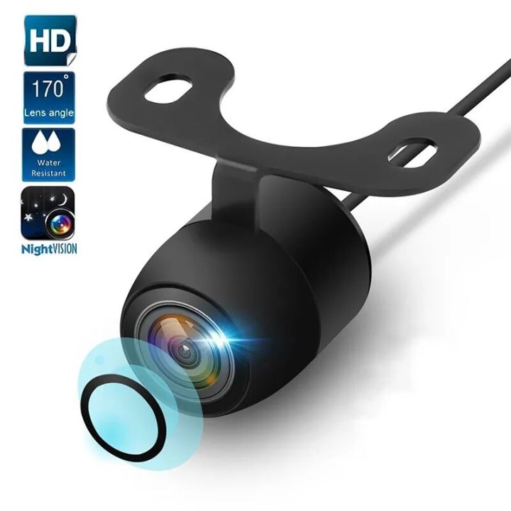 Car Universal Rear View Camera 170° Wide Angle Reverse Parking CCD LED Auto Backup Monitor HD Night Vision Image