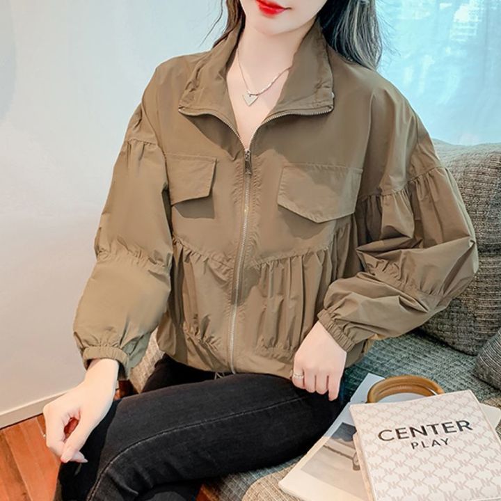 Jacket%202024%20Spring%20Fashionable%20New%20Trendy%20Loose%20Collar%20Long%20Sleeve%20Jacket%20Korean%20Style%20Slimming%20Women's%20Retro%20polo%20-%20Image%202