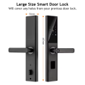Smart Door Lock Zymak NX700F Tuya Wifi Smart Life Smart Home Security Fingerprint Door Lock With Fingerprint Digital PIN Card App Key.