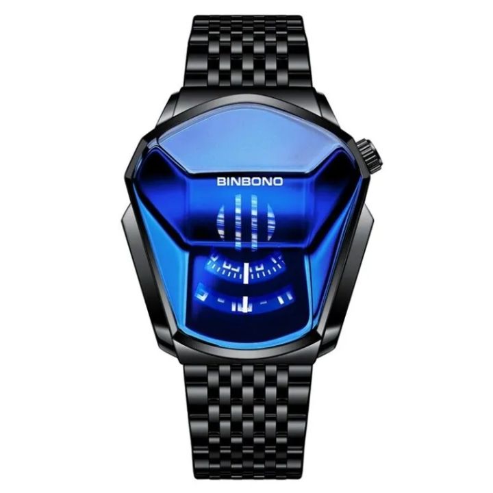 Binbond Quartz men watch trend market watch locomotive Concept watch man