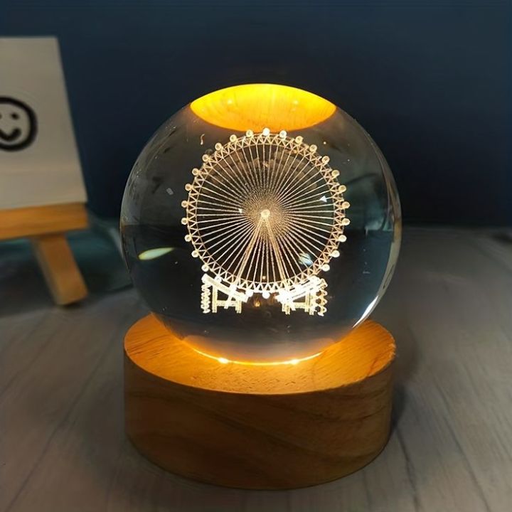 Crystal%20Ball%203D%20Wheel%20Night%20Light%20with%20Base%20LED%20Table%20Lamp%20Lighted%20Beautiful%203D%20Wheel%20Bedroom%20Decor%20USB%20Power%20Warm%20Night%20Lighted%20Wheel%20-%20Image%202