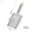 Cat Litter Sifting Pet Cleaning Stainless Steel Cats Sand for Puppy Mesh 3.8X3.8mm. 