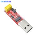 USB to ESP8266 ESP-01 Wi-Fi Adapter Module w/ CH340G USB to TTL Driver Serial Wireless Adapter On-board 3.3V LDO for Arduino. 