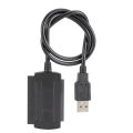 SATA PATA IDE Drive to USB 2.0 Adapter Converter Cable for Hard Drive Disk HDD 2.5 3.5 with External AC Power Adapter. 