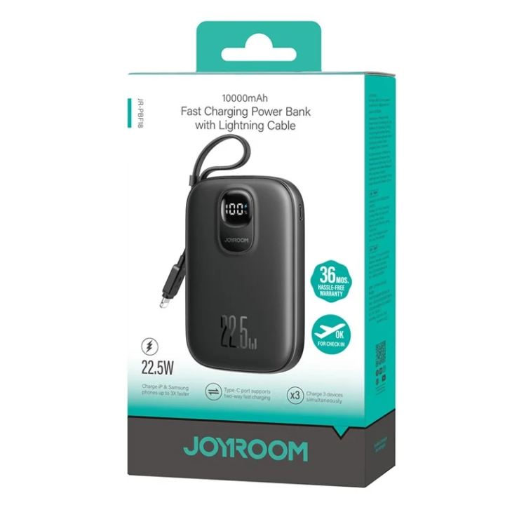 Joyroom%20JR-PBF18%2022.5W%20Powerbank%2010000mAh%20With%20Lightning%20Cable%20-%20Black%20-%20Image%207