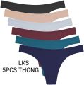 Panty For Women Set 6 PCS Cotton Underwear Summer Breathable Stretch Elastane Comfort Fit Lingerie Set Soft Daily Wear Multiple Color.