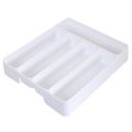 【happy one】New Kitchen Drawer Organizer Tray Spoon Cutlery Finishing Storage Box Kitchen Storage Organization White. 