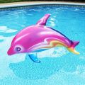 85cm Inflatable Dolphin Toys Summer Beach Swimming Pool Party Games Children Toy Inflatable Ride-ons Pool Floats Water Play Toys. 