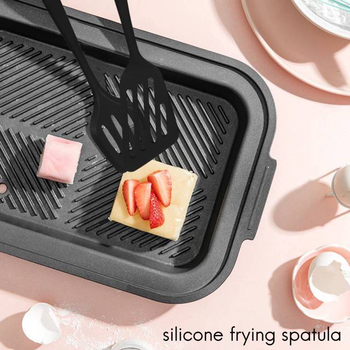 2%20Pcs%20Silicone%20Slotted%20Fish%20Turner%20Spatula,%20Spatulas%20for%20Non%20Stick%20Cookware%20Baking,Cooking,Heat%20Resistant,Black%20-%20Image%206