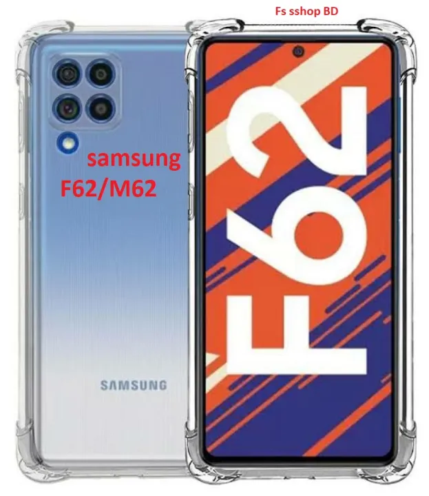 Samsung%20Galaxy%20M62/%20F62%20Tpu%20Silicone%20Clear%20Bumper%20Soft%20Coque%20Transparent%20Phone%20Back%20Cover%20Shell%20-%20Phone%20Back%20Cover%20-%20Image%204