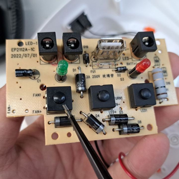 EP2112A Charger FAN Circuit DC 6V Light Fan Charger Circuit Charging ...
